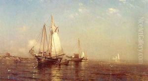 Calm Morning, Boer's Head 1879 by Arthur Quartley