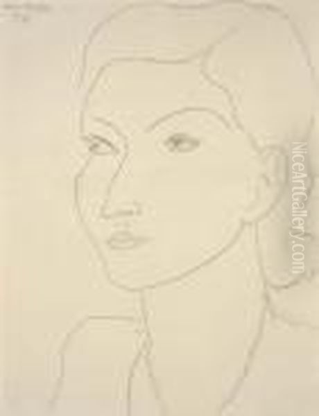 Portrait De Mademoiselle Jacqueline Leriche - view 1