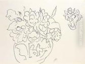 Deux Vases De Fleurs by Henri Matisse
