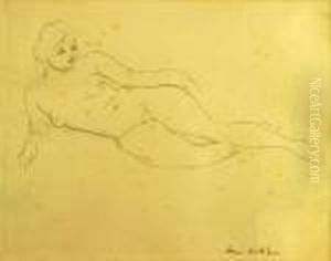 Nu Feminin Allonge, Nice by Henri Matisse