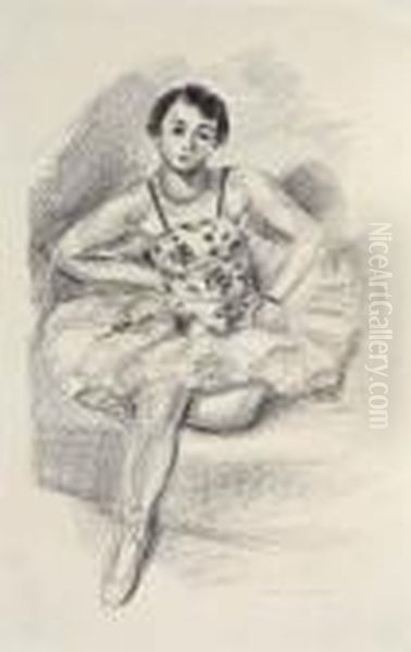 Danseuse Assise. - view 1