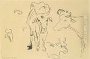 Etude De Vaches by Henri Matisse