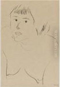 Les Yeux Noirs (d. 411) by Henri Matisse