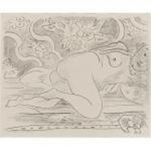 Nu Couchee A La Coupe De Fruits (d. 475) by Henri Matisse