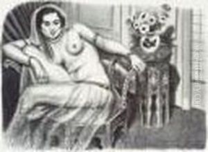 Hindoue A La Jupe De Tulle (duthuit 510) by Henri Matisse