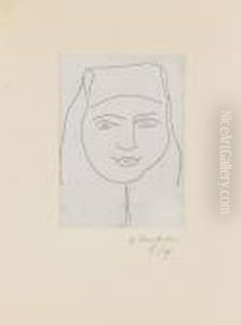 Une Religieuse A L'expression Ironique (d. 278) by Henri Matisse