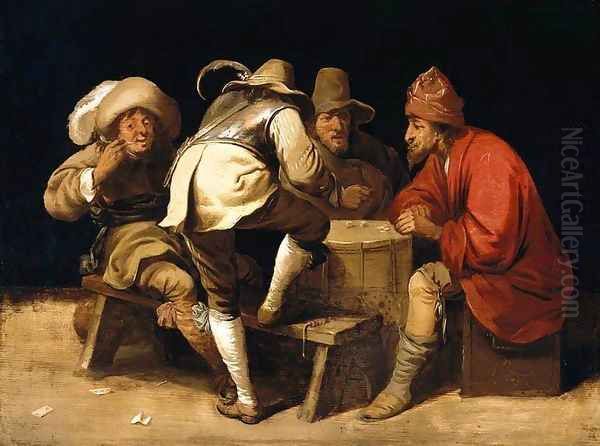 Soldiers Gambling with Dice 1643 - view 1