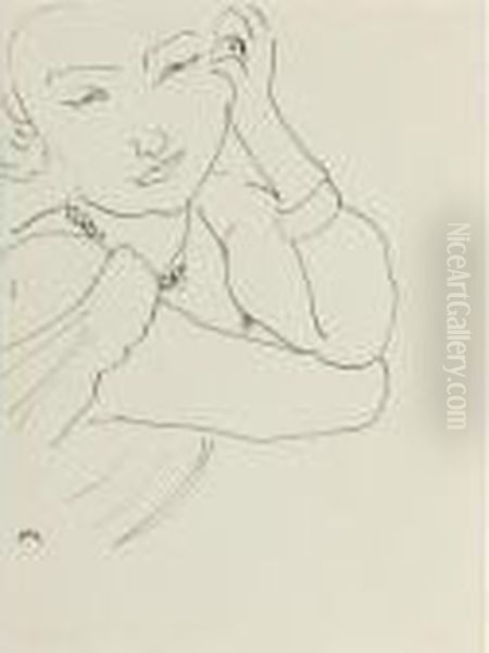 Femme Accoudee - view 1
