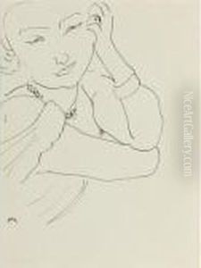 Femme Accoudee