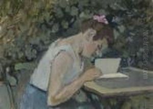 Femme Lisant Dans Un Jardin by Henri Matisse
