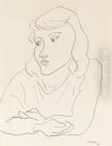 Portrait D'une Jeune Femme by Henri Matisse
