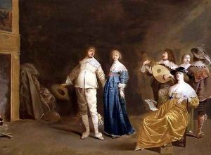 An Elegant Company by Pieter Jansz. Quast