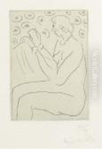 Figure Lisant by Henri Matisse