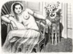Hindoue A La Jupe De Tulle (d. 510) by Henri Matisse