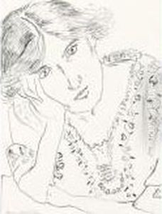 Portrait De Femme, Tete Appuyee Sur La Main by Henri Matisse