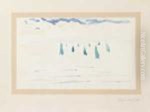 Grune Segel (boote) by Henri Matisse