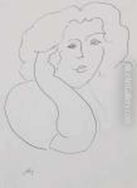 Buste De Femme, Cheveux Boucles - view 1