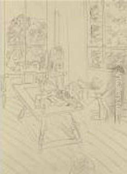 L'artiste Dans Son Atelier - view 1