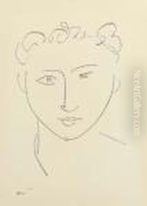 Jeune Etudiante: One Plate by Henri Matisse