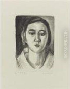 Jeune Fille Au Col D'organdi (d. 428) by Henri Matisse