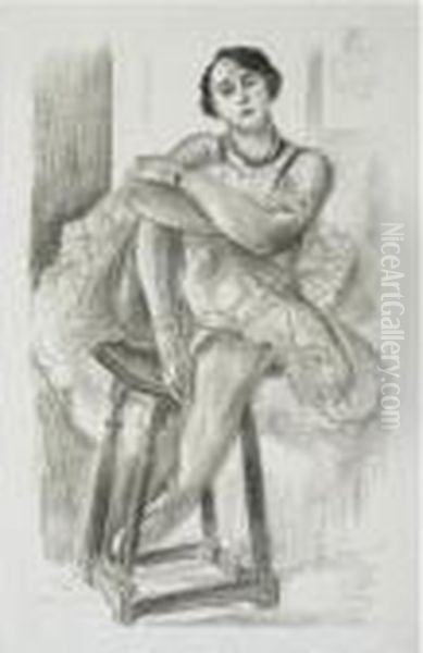 Danseuse Au Tabouret (d. 481) - view 1