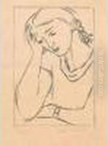 Lassitude. 1925. (m. Duthuit-matisse, C. Duthuit 451) 190 X 127 by Henri Matisse
