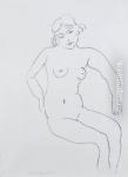 Seated Nude - view 1