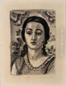 Jeune Fille Au Boucles Brunes (d. 448) by Henri Matisse