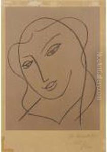 Etudes Pour La Vierge - Tete Voilee (d. 640) by Henri Matisse