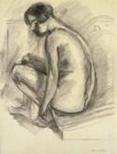 Jeune Femme Accroupie by Henri Matisse