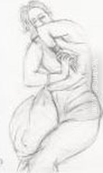 Une Femme, Les Mains Jointes - view 1