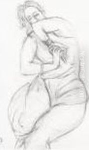 Une Femme, Les Mains Jointes