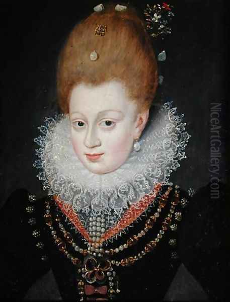 Portrait presumed to be Gabrielle dEstrees 1573-1599 - view 1