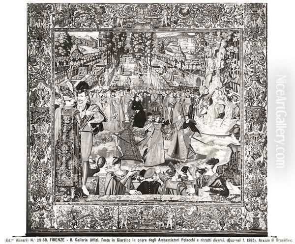 Festival in Honour of the Polish Ambassadors in the Presence of Catherine de Medici 1519-89 and Henri III - view 1