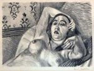 Le Repos Du Modele (duthuit 416) by Henri Matisse