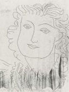 Visage Au Regard Lointain by Henri Matisse