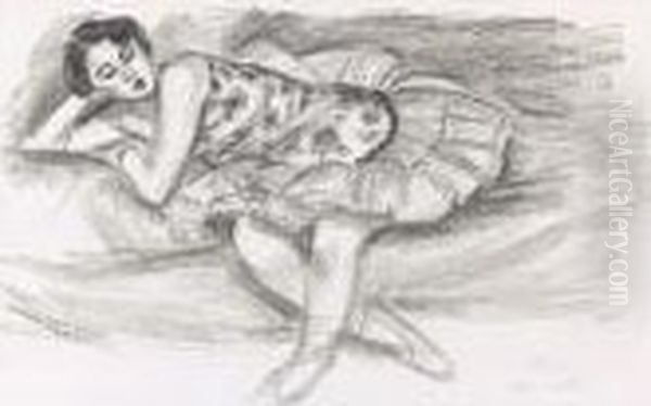 Danseuse Au Divan Pliee En Deux (d. 489) - view 1