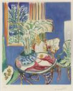 Petit Interieur Bleu (d. Iv) by Henri Matisse