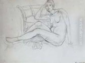 Nu Au Fauteuil Arabe by Henri Matisse