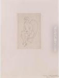 Nu Au Bracelet (duthuit 11) by Henri Matisse