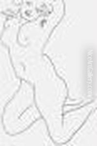 Nu A Genoux, Bras Derriere La Tete. 1930. by Henri Matisse