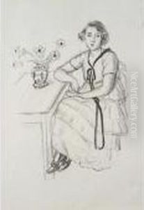 La Robe Jaune Au Ruban Noir (d. 424) by Henri Matisse