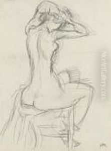 Jeune Fille Se Coiffant by Henri Matisse
