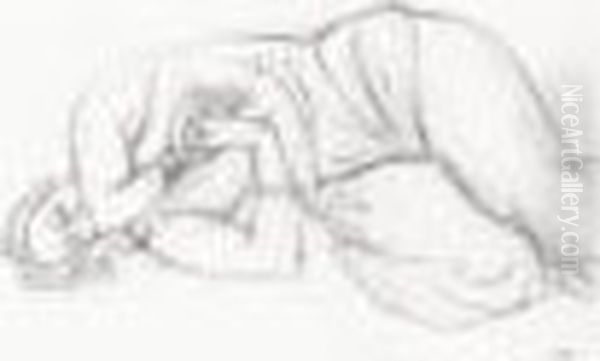Une Femme Les Mains Jointes - view 1