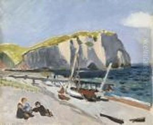 Falaises D'aval, Les Pecheurs - Etretat by Henri Matisse