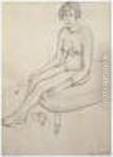 Le Modele Nu Assis - view 1