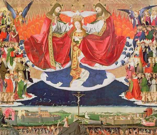 The Coronation of the Virgin, completed 1454 2 - view 1