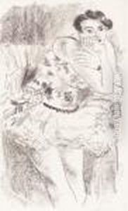 Danseuse Debout, Accoudee, From Dix Danseuses by Henri Matisse