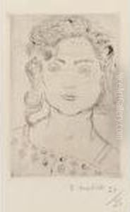 Fillette, Blouse Fleurie by Henri Matisse