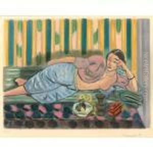 Odalisque Au Coffret Rouge
